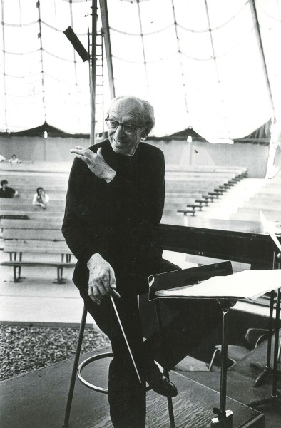 Aaron Copland at the Conference on Contemorary Music, 1975_Charles Abbott